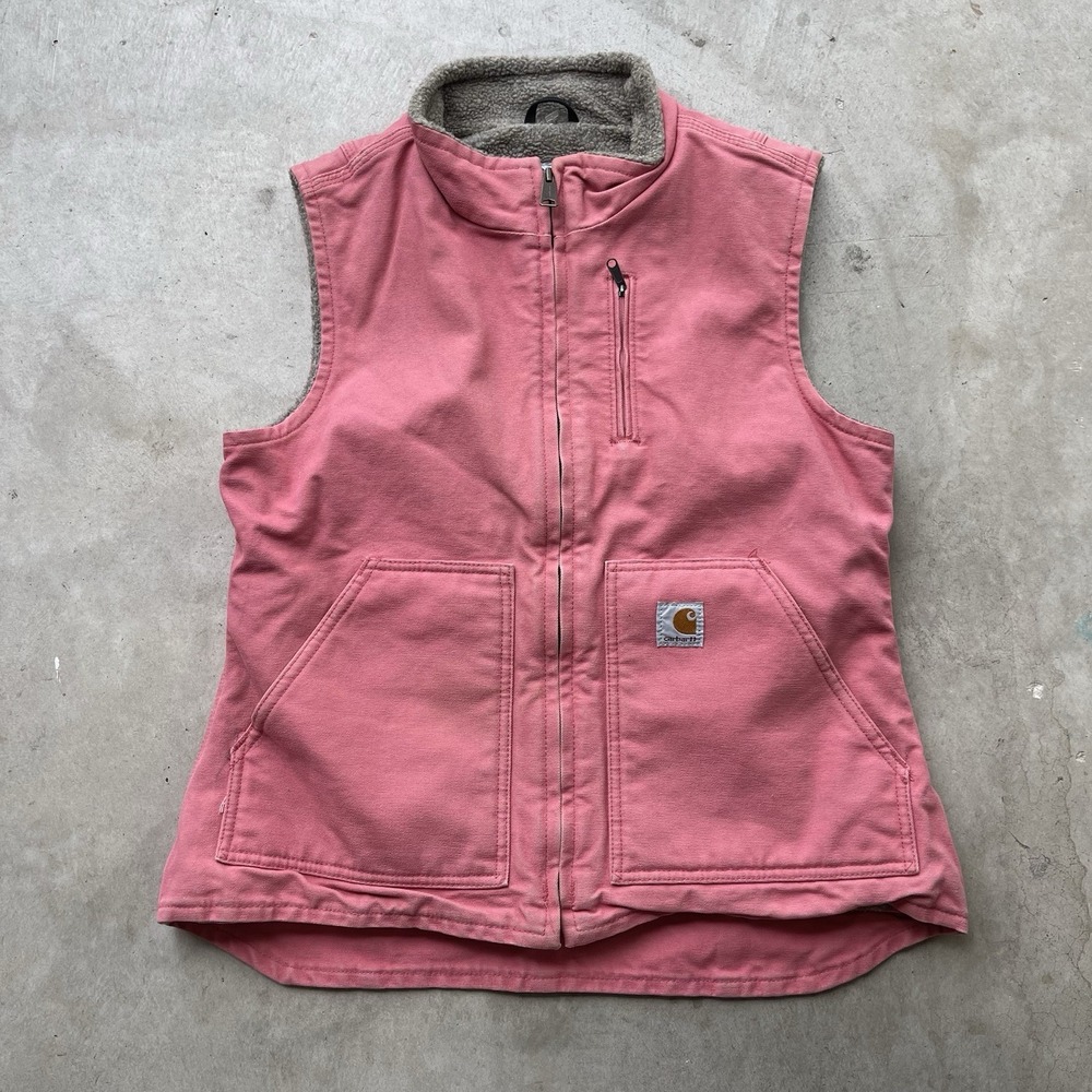 Carhartt Pink Women's Canvas Work Vest